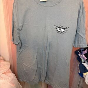 Gray Mad Hatter and Alice inspired Disney Tee